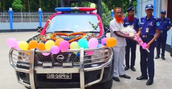 পুলিশ সুপারের ভালোবাসায় সিক্ত অবসরপ্রাপ্ত পুলিশ সদস্য